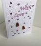  Wedding card. Gingerbread card.. Engagement card.  Ref 315  - Image 6