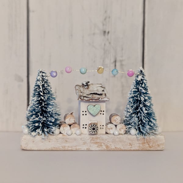 2 x Fairy Light Cottages - Custom order for Helen