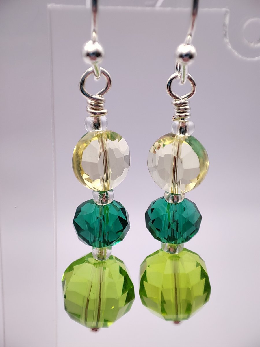 Glass Crystal earrings