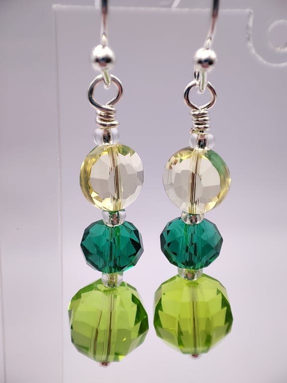 Glass Crystal earrings