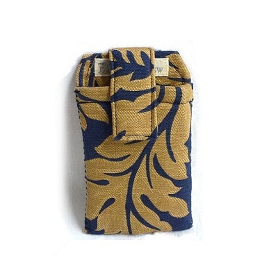 SALE! tapestry mobile phone cover – navy blue