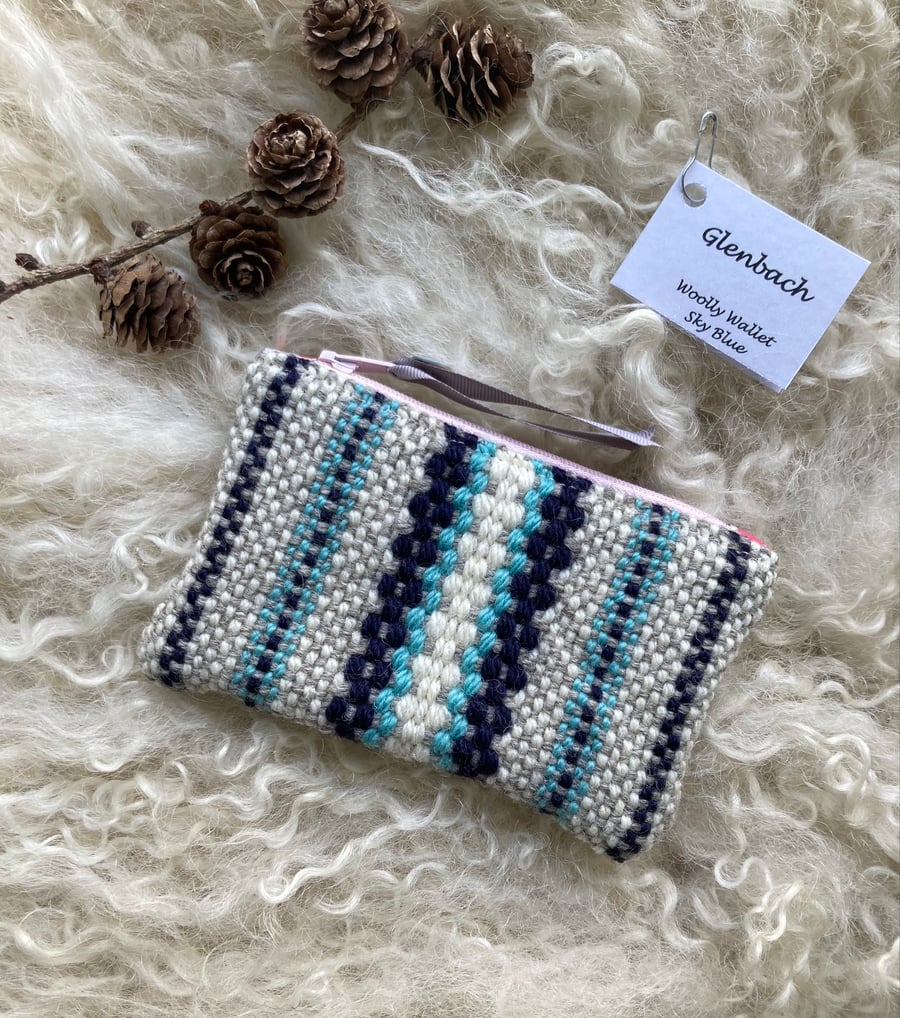 Woolly Wallet - Sky Blue