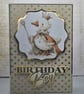 Handmade Birthday Boy Card, Luxury Goose Birthday Card, Birthday Card for Him