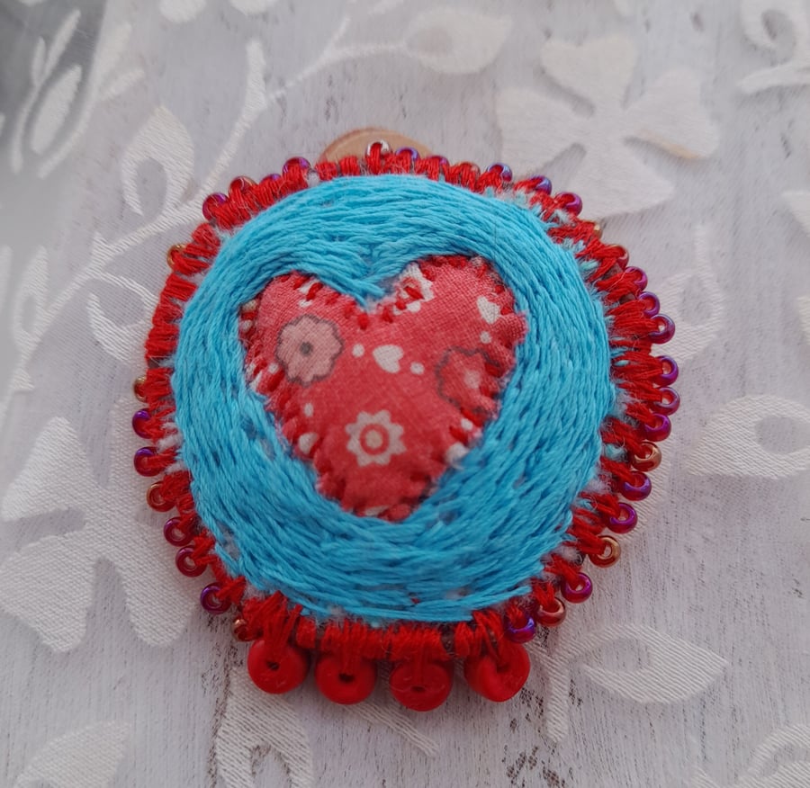 Textile Brooch