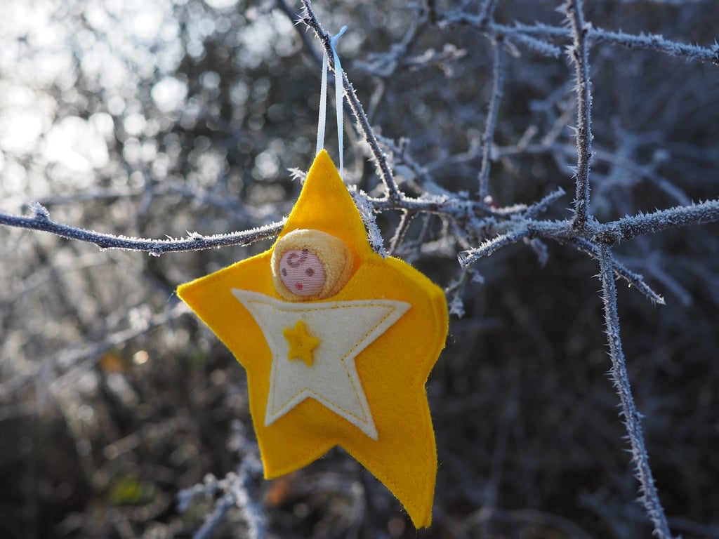 Star baby- a pocket waldorf doll