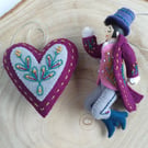 Lord-a-Leaping Christmas Ornament, 12 days of Christmas Tree Decoration