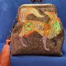 The Flower Power Fox Coin Purse