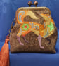 The Flower Power Fox Coin Purse