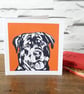 Rottweiler Blank Greeting Card, rotty birthday card, dog dad, dog mum - Image 6