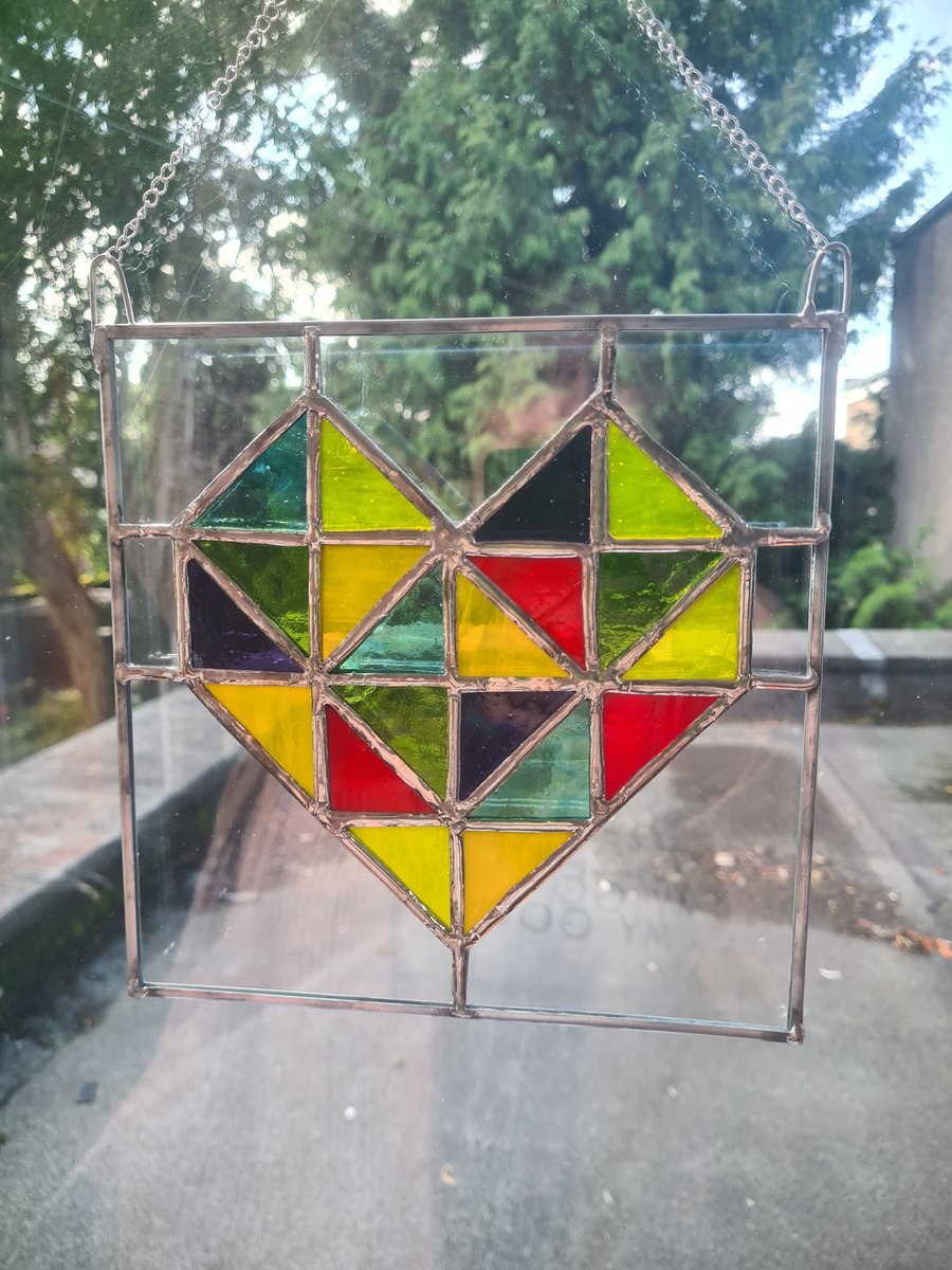 Stained Glass Heart