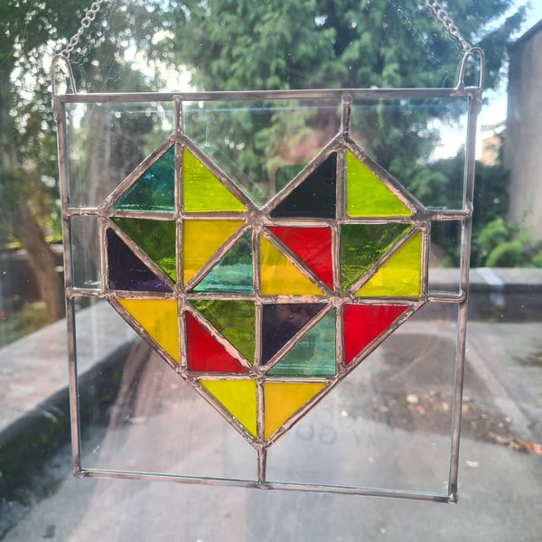 Stained Glass Heart