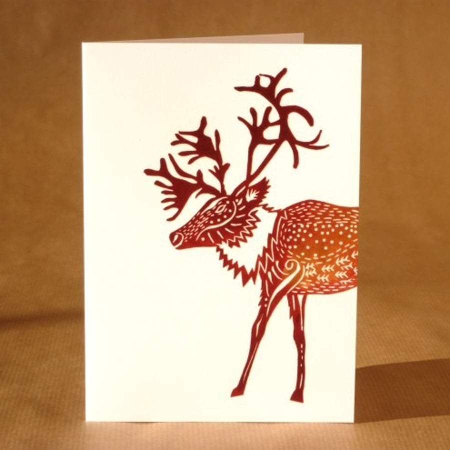 3 Caribou - Mulled Wine Christmas cards