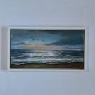 Summer Morning, Blues skies over an empty beach in the early morning