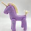 The Little Hand Embroidered Purple Unicorn Seconds Sunday 