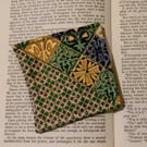 Corner bookmark, green, bookmark, pocket money gift, teacher, book lover
