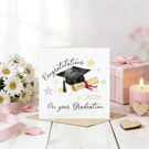 Personalised Graduation Card 2026 – Custom Name, Cap & Diploma Design