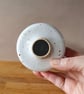 Wheel thrown Handmade Vase - Pale Pink and Speckle Small Bud Vase - Image 3