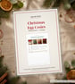 Printed Christmas Egg Cosy Knitting Pattern, 4 Designs, Easy DK Pattern