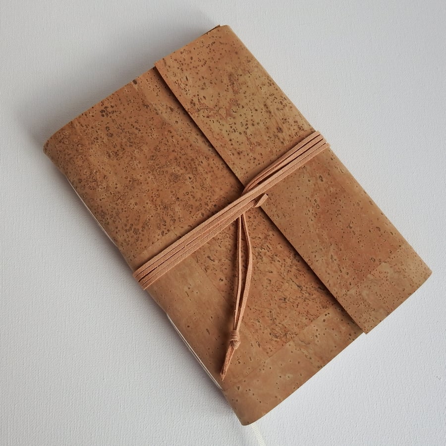 Cork Journal or Sketchbook, Vegan, Eco-Friendly and Refillable