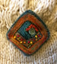 Diamond Shape Merino Wool Brooch  - Image 3