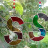 Stained Glass Letter A Suncatcher - TO ORDER