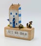 Handmade Tiny Oak Cottage Home Decor 'All At Sea'