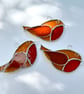 Stained Glass Mini Robin Suncatcher - Handmade Window Decoration  - Image 1