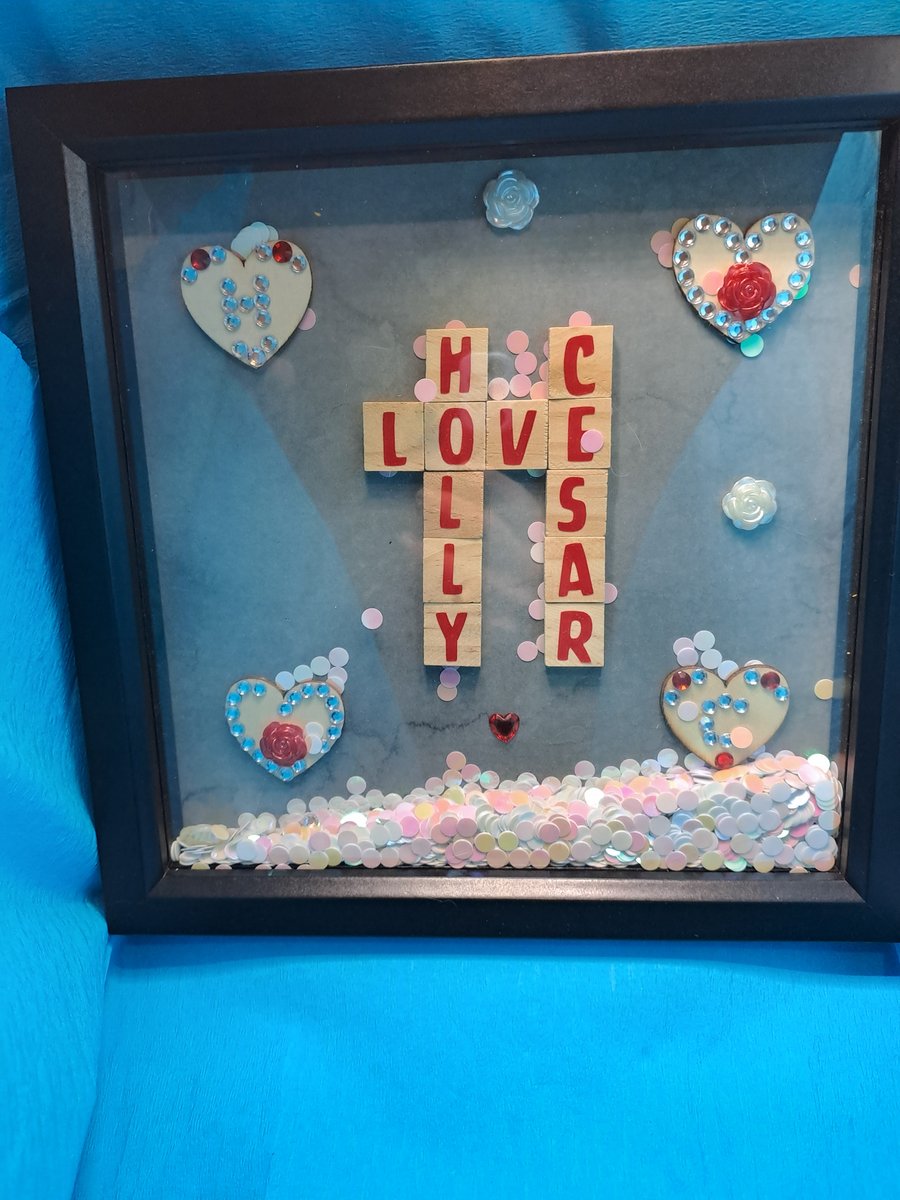 Personalised Scrabble Frame
