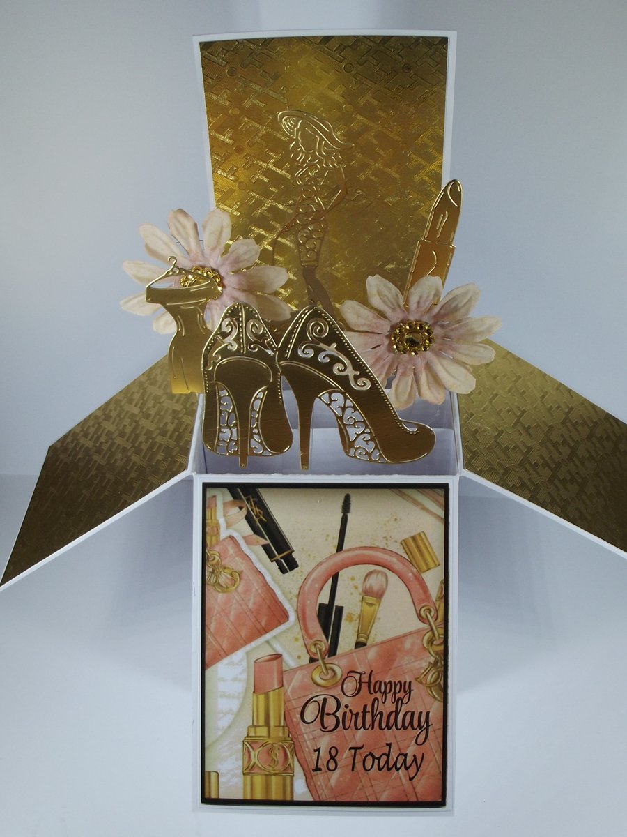 Girls 18th Birthday Card