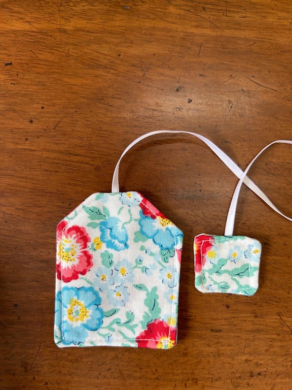 Liberty Fabric Teabag Bookmark, teabag bookmark, bookmark, liberty bookmark, pin