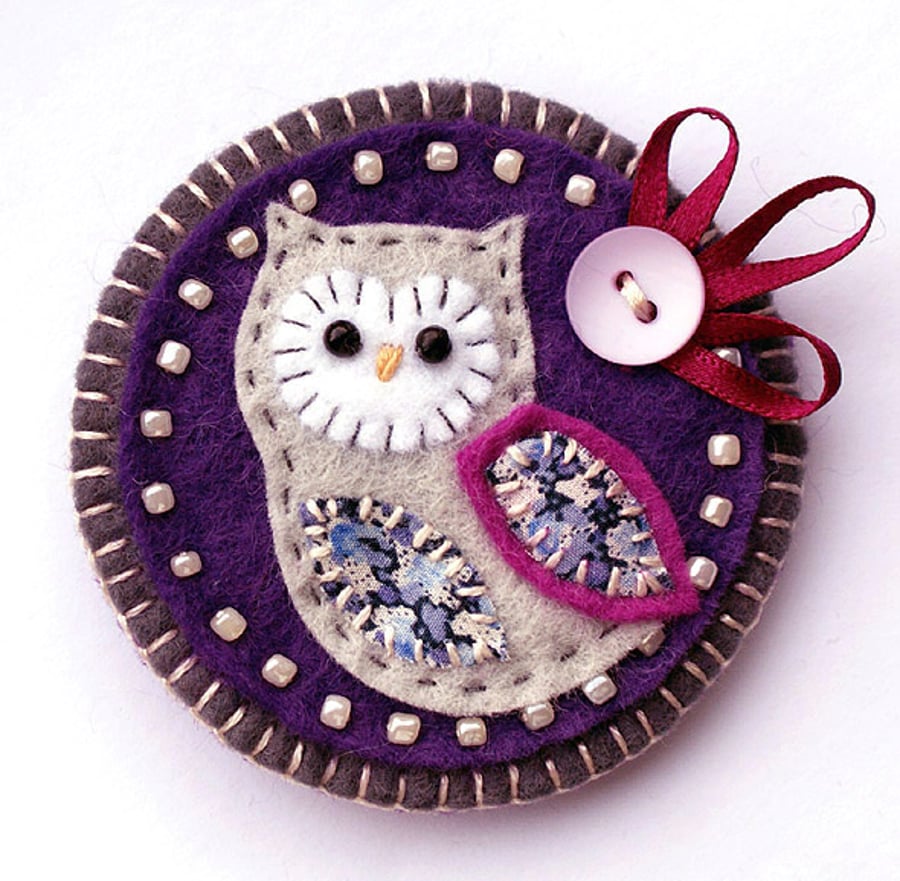 Owl Brooch