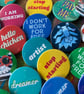 Fun quirky word badges by Jo Brown choose 1 from various designs - Image 4