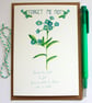 Forget me not- British wild flower card - Image 2