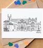 Newry Skyline Greetings Card - Image 1