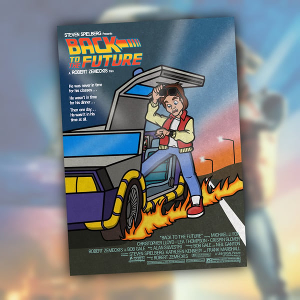 Back To The Future Mash-Up Poster