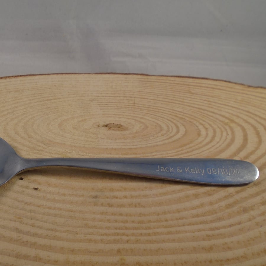 Personalised Engraved Wedding Spoon, Save The Date, Wedding Favour