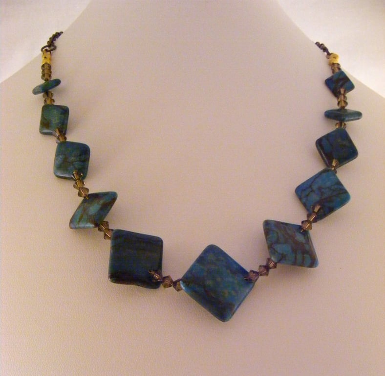 Dragon Blood Jasper Gemstone Necklace