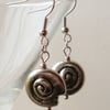 Silver Snail Shell Earrings   KCJE530
