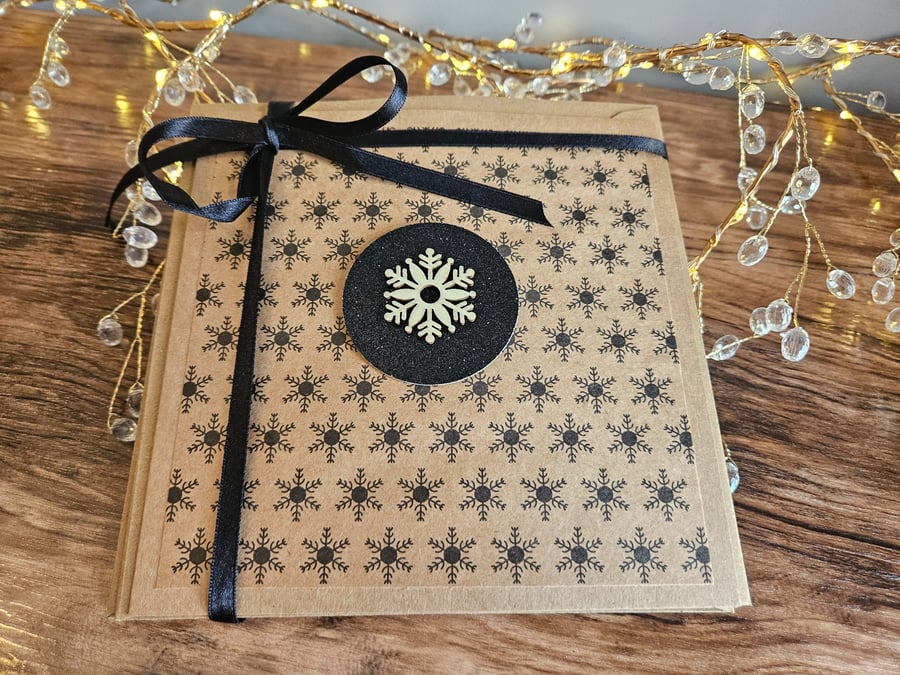 Rustic Handcrafted Christmas Cards 