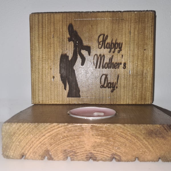 Mothers Day T light candle holder
