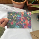 Greeting card (detail of painting )