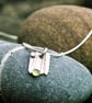 Silver Shoreline Necklace with Peridot  - Image 2
