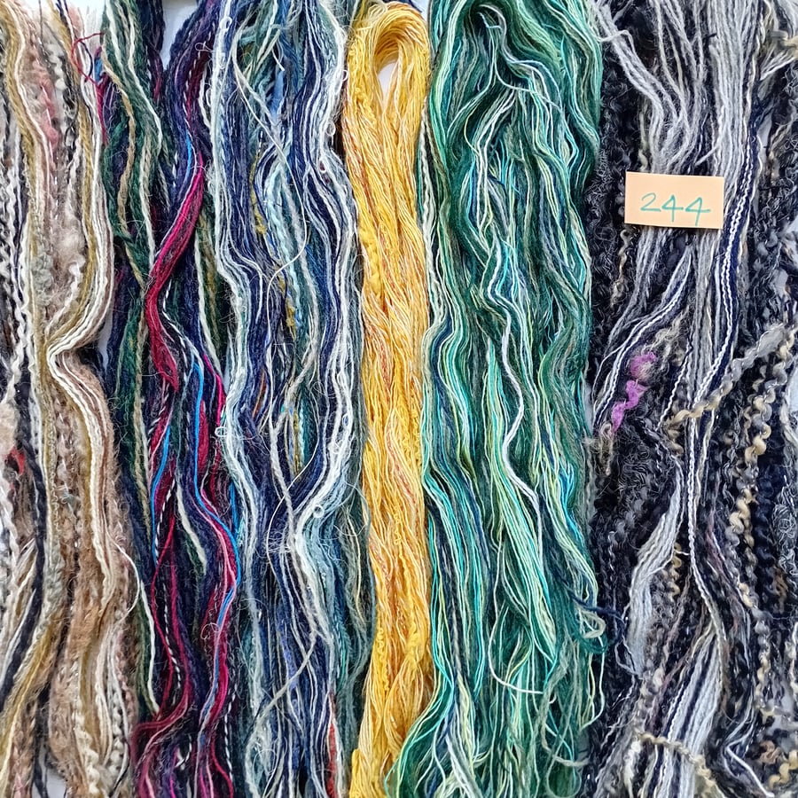 Creative Threads, Textured Yarns, for tapestry, weaving, embroidery, collage