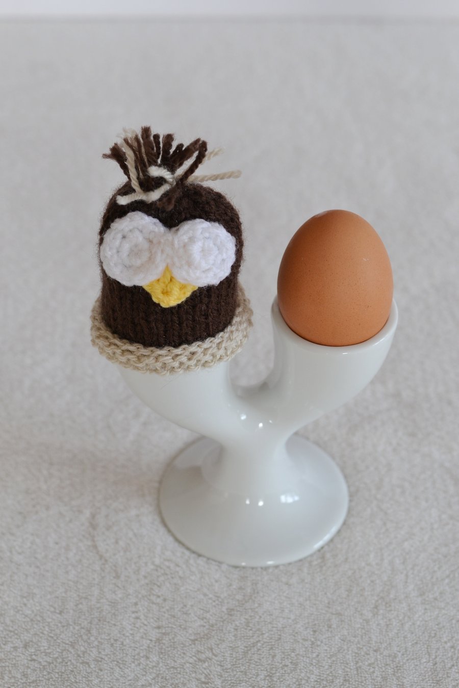 Novelty Owl Egg Cosy, Creme Egg or Computer Desk Gonk