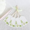 White Daisy Gift Tags - set of 4 tags