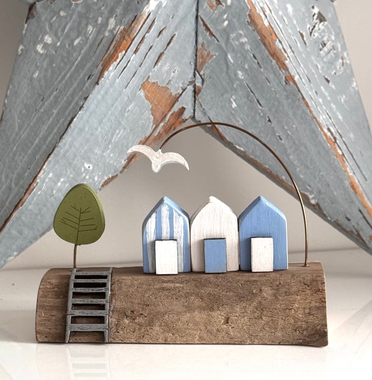 Driftwood Beach Hut Ornament