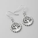 Silver Tree of Life Earrings 