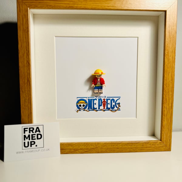 ONE PIECE - ANIME - NETFLIX - Framed custom minifigure 