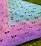 Dragonfly crochet shawl