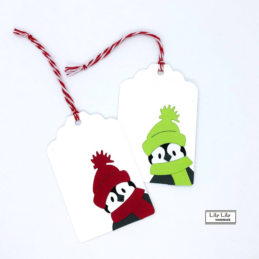 Penguin Gift Tags, by Lily Lily Handmade 